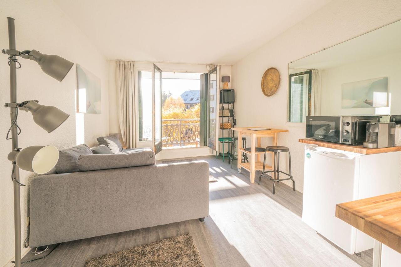 Chamonix Sud Studio With Mont Blanc Views Esterno foto