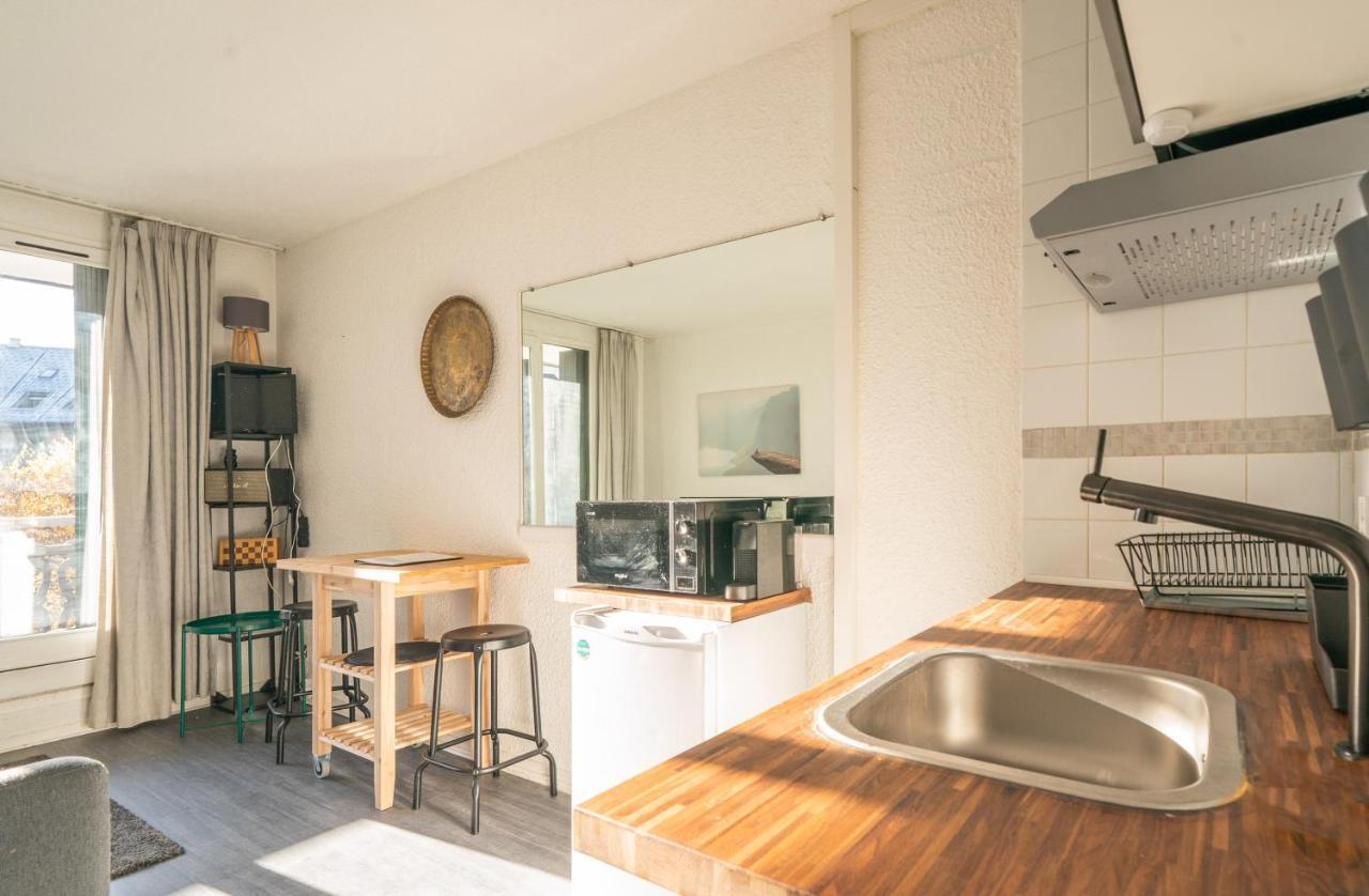 Chamonix Sud Studio With Mont Blanc Views Esterno foto