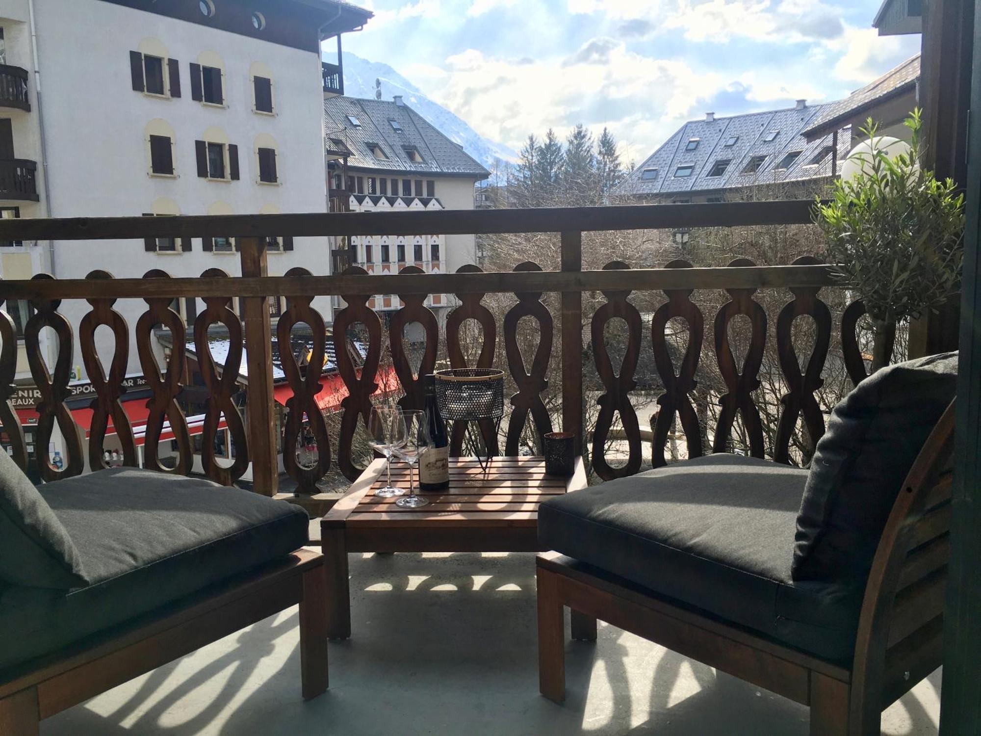 Chamonix Sud Studio With Mont Blanc Views Esterno foto